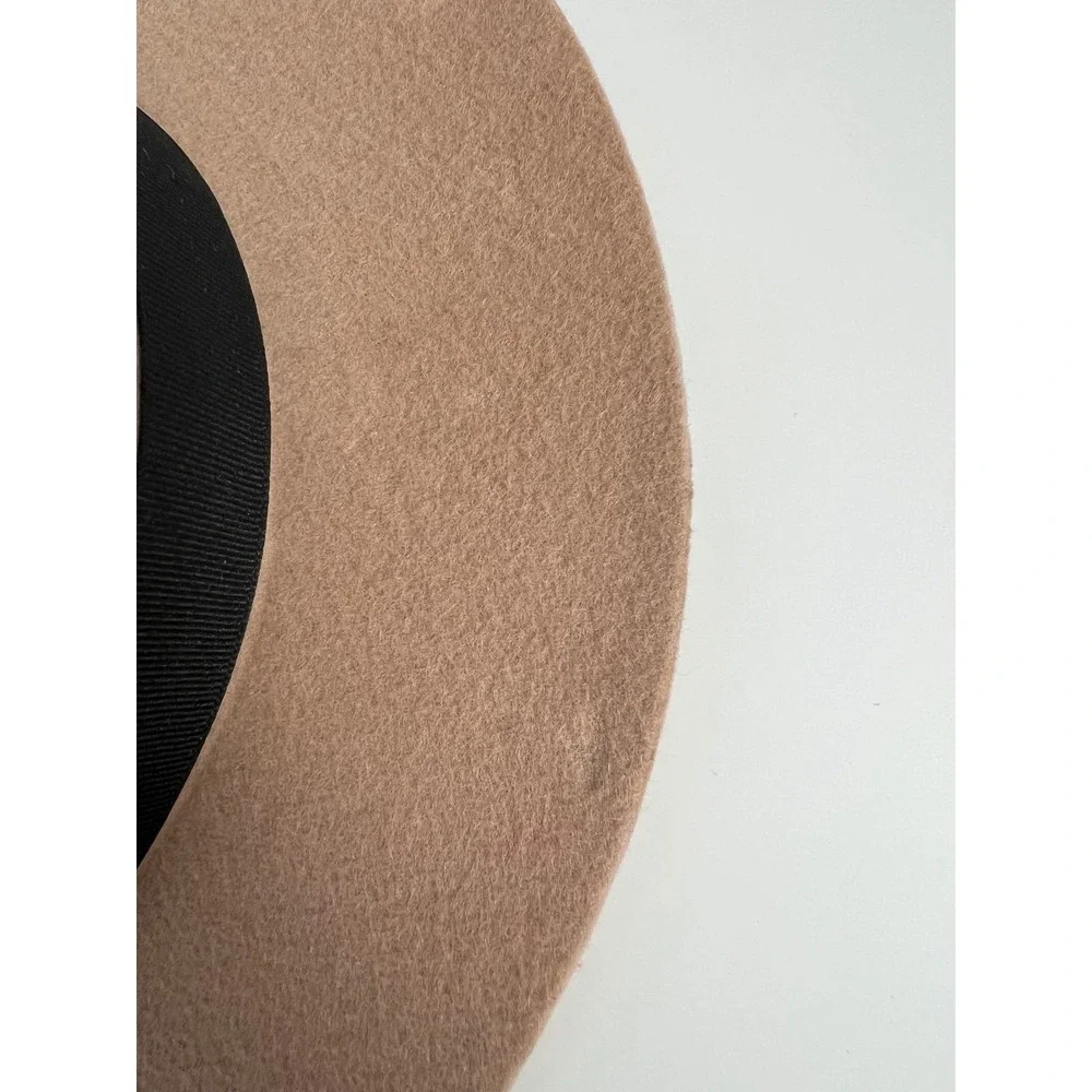 Lack of Color Kids Tan Australian Wool Fedora Hat One‎ Size Wide Brim Unisex